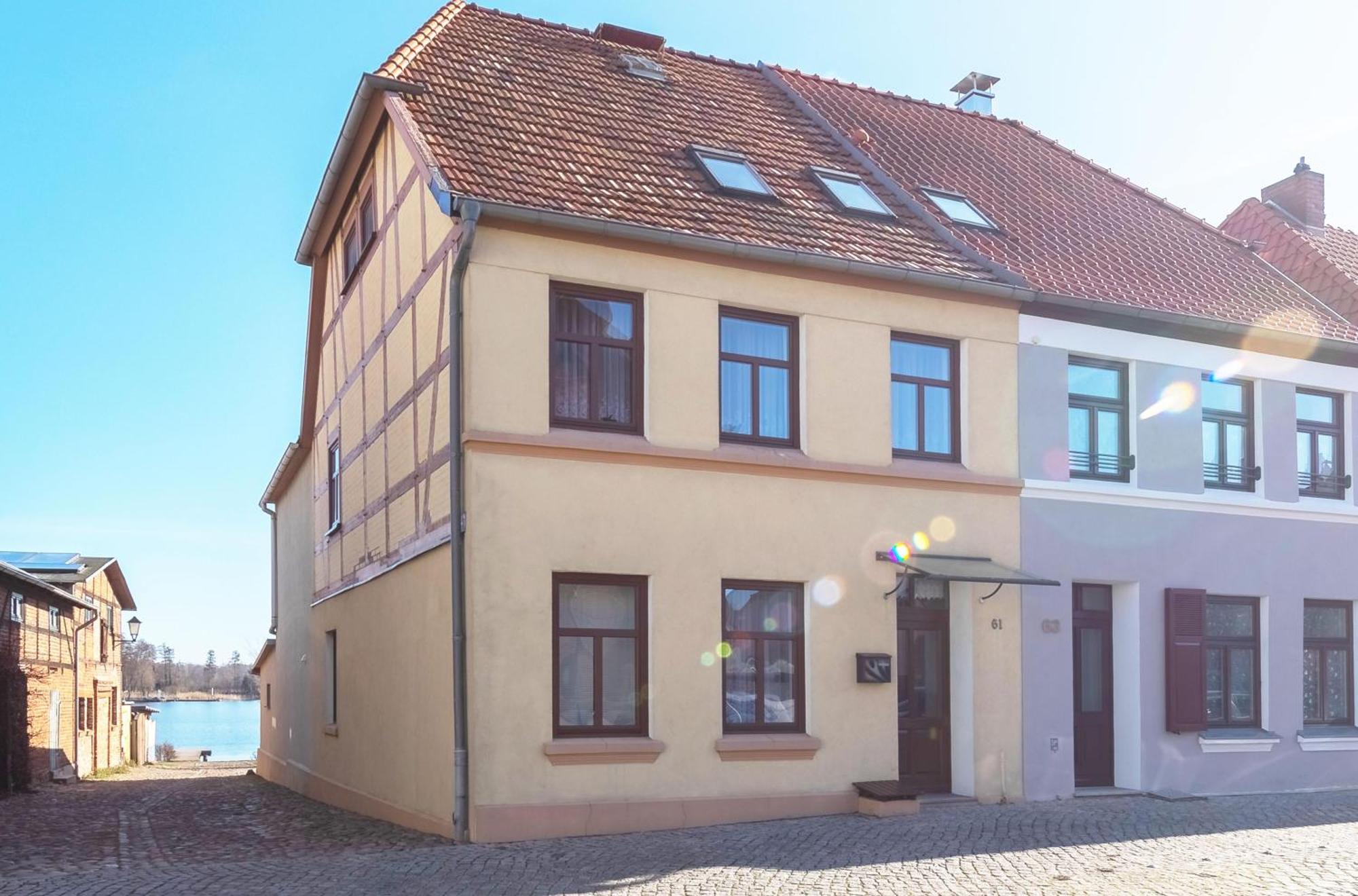 Ferienhaus Wasserblick Auf Der Insel Mit Sauna Malchow  Zewnętrze zdjęcie